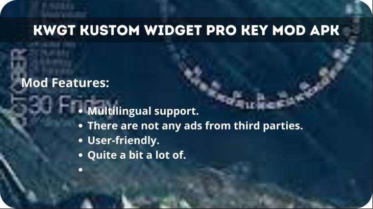 KWGT Kustom Widget Pro Key Mod Apk 1