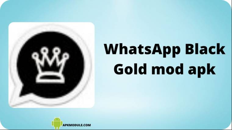 Whatsapp Black Gold Mod Apk
